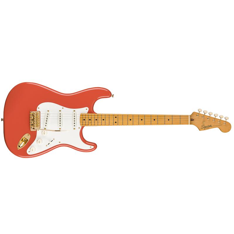 Fender Squier FSR Stratocaster Classic vibe 50S MN GHW FRD Fiesta Red Chitarra Elettrica