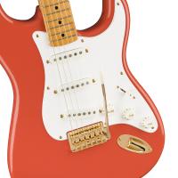 Fender Squier FSR Stratocaster Classic vibe 50S MN GHW FRD Fiesta Red Chitarra Elettrica_3
