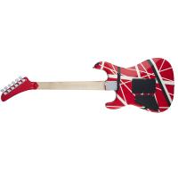 EVH Striped Series 5150 MN Red with Black and White Stripes Chitarra Elettrica_2