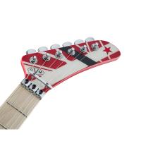 EVH Striped Series 5150 MN Red with Black and White Stripes Chitarra Elettrica_5