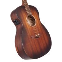 D'Angelico Premier Tammany LS Aged Mahogany Chitarra Acustica Elettrificata_4