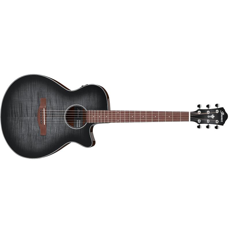 Ibanez AEG70 TCH Transparent Charcoal Burst High Gloss Chitarra Acustica Elettrificata - NUOVO ARRIVO