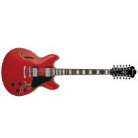 Ibanez AS7312 TCD Transparent Cherry Red Chitarra Semiacustica 12 Corde