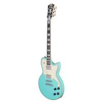 D'Angelico Deluxe Atlantic LTD Matte Surf Green Chitarra Elettrica_6