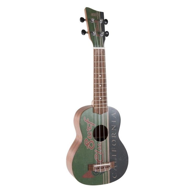 Manoa Seaside K-SO-SC Surf Club Ukulele Soprano con Gig bag inclusa