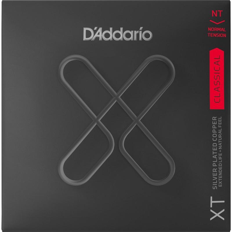 D'Addario XT XTC45 Silver Plated Copper Normal Tension Muta di corde per chitarra classica 