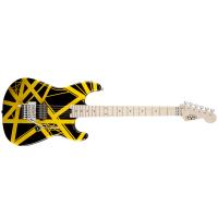 EVH Striped Black With Yellow Stripes Chitarra Elettrica