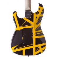 EVH Striped Black With Yellow Stripes Chitarra Elettrica_3