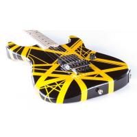 EVH Striped Black With Yellow Stripes Chitarra Elettrica_4