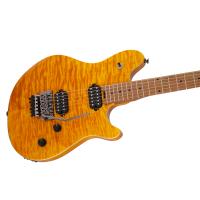 EVH Wolfgang WG Standard Quilt Maple Transparent Amber Chitarra Elettrica _4