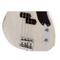 Fender Green Day Mike Dirnt Signature Road Worn Precision Bass RW White Blonde Basso Elettrico_4