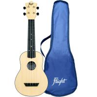 Flight TUS35 Travel Ukulele Natural Soprano con Borsa