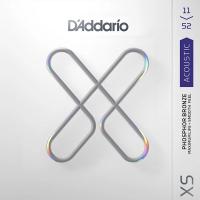 D'Addario XS XSAPB1152 11-52 Acoustic Phosphor Bronze Custom Light Muta di corde per chitarra acustica