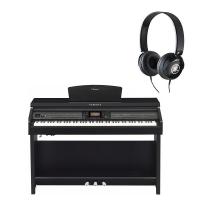 Yamaha CVP701B Black Clavinova Pianoforte Digitale + Cuffie Yamaha HPH 50