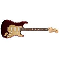 Fender Squier Stratocaster 40th Anniversary Gold Edition LRL GHW GPG RRM Ruby Red Metallic Chitarra Elettrica