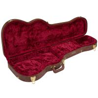 Fender Poodle Case Strat/Tele Brown Custodia rigida sagomata per chitarra elettrica Stratocaster/Telecaster_4