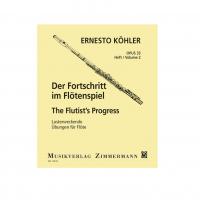 Ernesto Kohler - Der Fortschritt im Flotenspiel Op. 33 Heft / Vol. 2