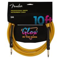 Fender Professional Glow In The Dark Cable 10' Orange Cavo 3m_1