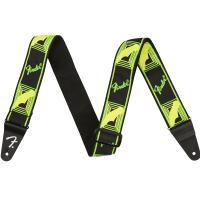 Fender Neon Monogrammed Strap Green/Yellow Tracolla