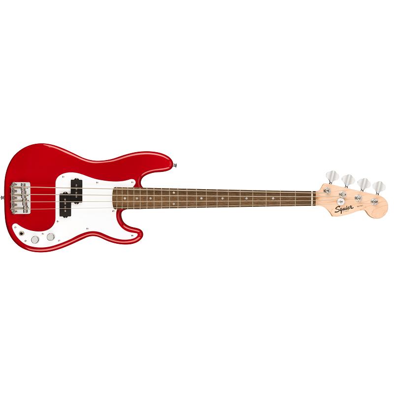 Fender Squier Mini Precision Bass LRL DKR Dakota Red Basso Elettrico NUOVO ARRIVO 
