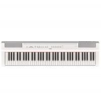 Yamaha P121 WH Alimentatore leggio e pedali inclusi Pianoforte Digitale_1