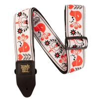 Ernie Ball 4689 Red Bird Winter Jacquard Strap Tracolla