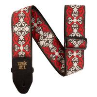 Ernie Ball 4695 Red Trellis Jacquard Strap Tracolla