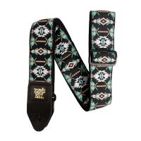 Ernie Ball 5325 Southwestern Turquoise Jacquard Strap Tracolla