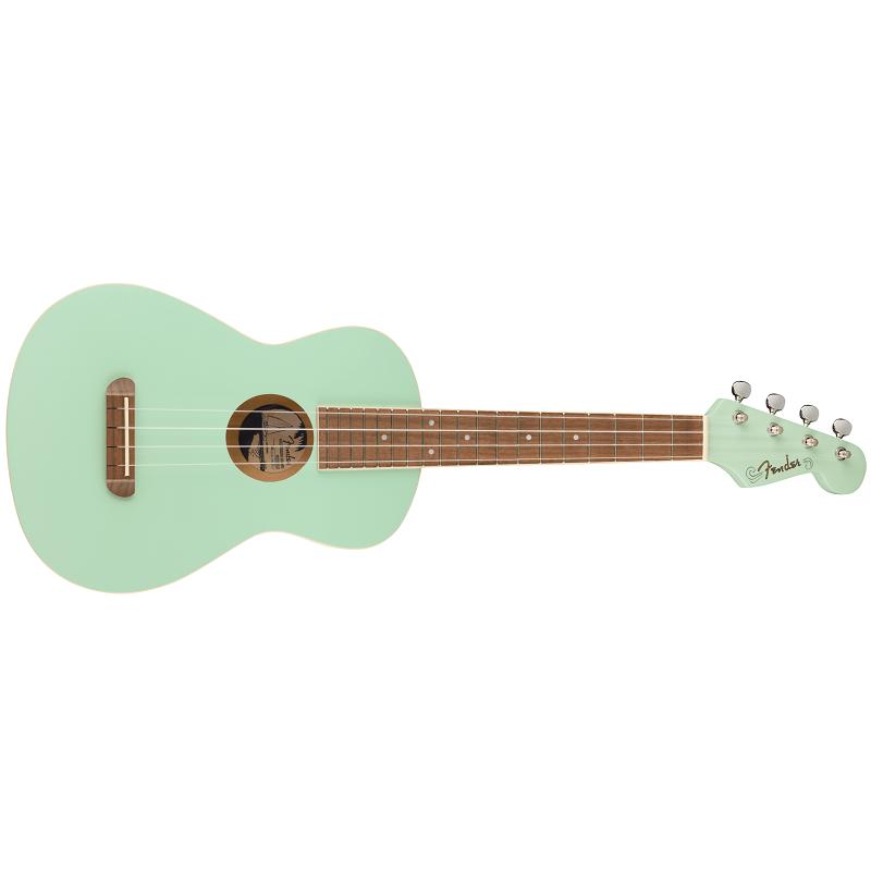 Fender Avalon Tenor Ukulele WN Surf Green Ukulele Tenore NUOVO ARRIVO