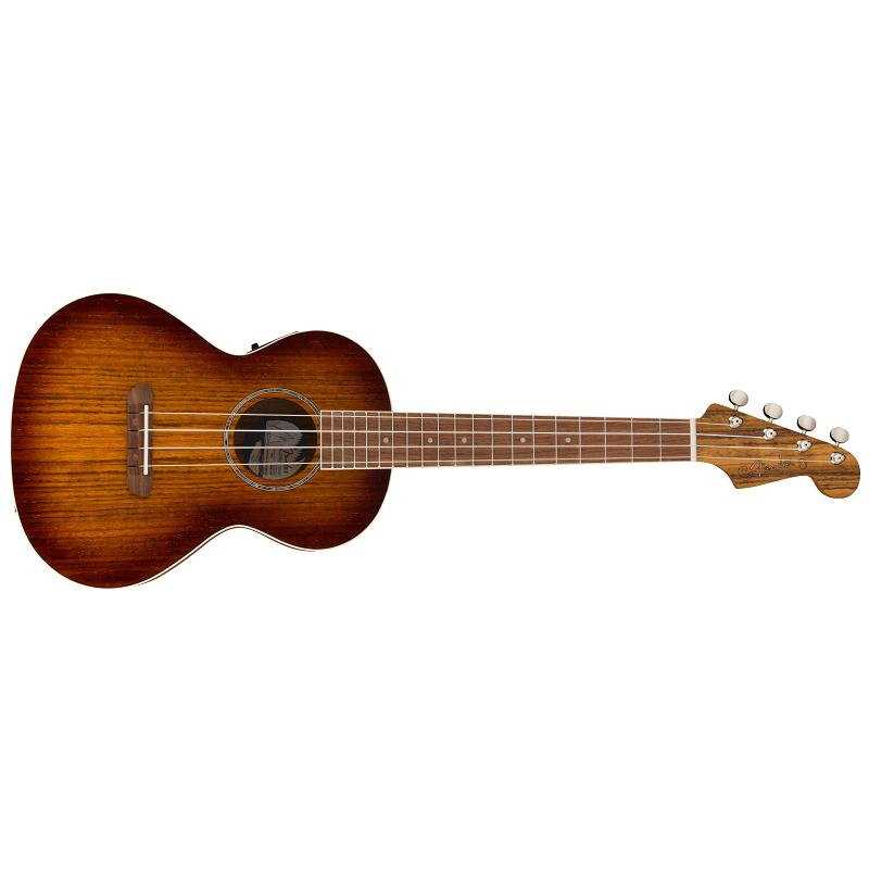 Fender Rincon Tenor Ukulele WN Aged Cognac Burst Ukulele Tenore con Borsa NUOVO ARRIVO