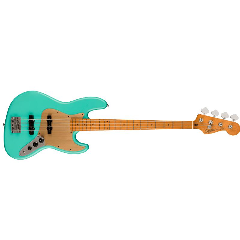 Fender Squier Jazz Bass 40th Anniversary Vintage Edition MN AHW GPG SSFM Satin Seafoam Green Basso Elettrico NUOVO ARRIVO