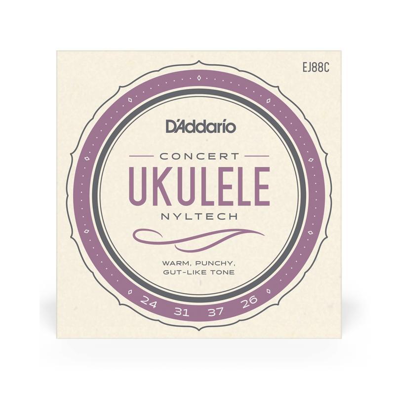 D'Addario EJ88C Muta di corde per Ukulele Concerto