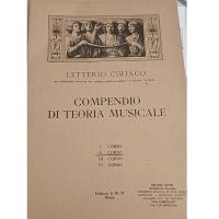 Ciriaco Compendio Di Teoria Musicale II Corso - Edizioni E. DI. M. Roma