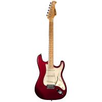 Prodipe JMFST80MACAT Stratocaster SSS Candy Red Chitarra Elettrica