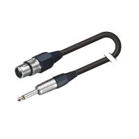 Soundsation BMCJX-5BK Cavo microfonico bilanciato XRL 3P F - 6.3mm Jack MONO / 5mt