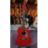 Fender Redondo Player Fiesta Red WN FSR Chitarra Acustica Elettrificata