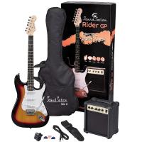 Soundsation Rider GP 3TS 3 Tone Sunburst Guitar Pack Chitarra Elettrica