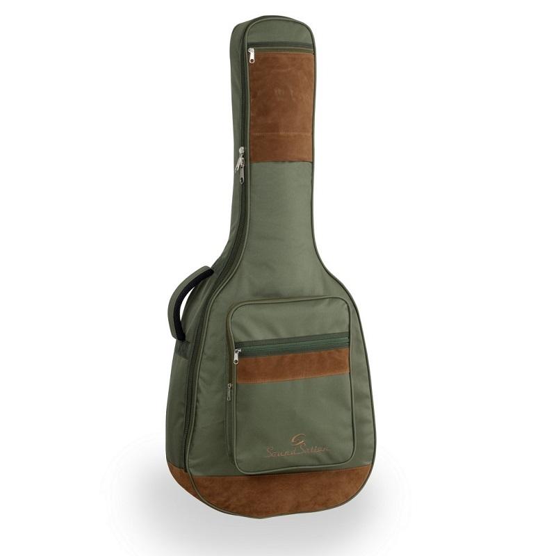 Soundsation SUEDE-A-JG Custodia per chitarra acustica con inserti in pelle suede