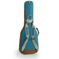 Soundsation SUEDE-E-SKB SKY BLUE Custodia per chitarra acustica con inserti in pelle suede_2