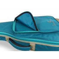 Soundsation SUEDE-E-SKB SKY BLUE Custodia per chitarra acustica con inserti in pelle suede_3