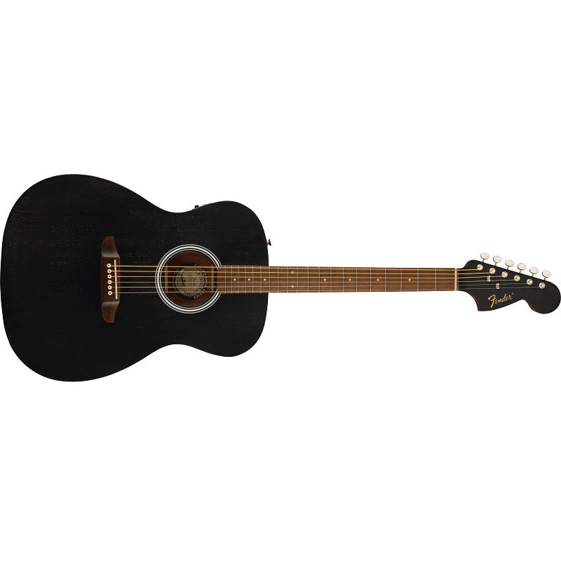 Fender Monterey Standard WN Black Top Mahogany Chitarra Acustica Elettrificata