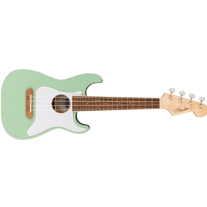 Fender Fullerton Strat Uke WN SFG Surf Green Ukulele NUOVO ARRIVO 