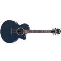 Ibanez AE200JR DBF Dark Tide Blue Flat Chitarra Acustica Elettrificata