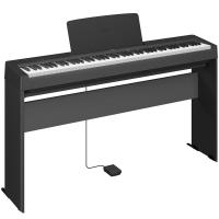 Yamaha P-145 Black Pianoforte Digitale con Stand Yamaha L-100_5