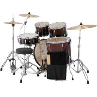 Pearl Roadshow RS525SBC/C757 Garnet Fade Limited Edition Batteria Acustica con 3 Piatti Sabian e Hardware_3