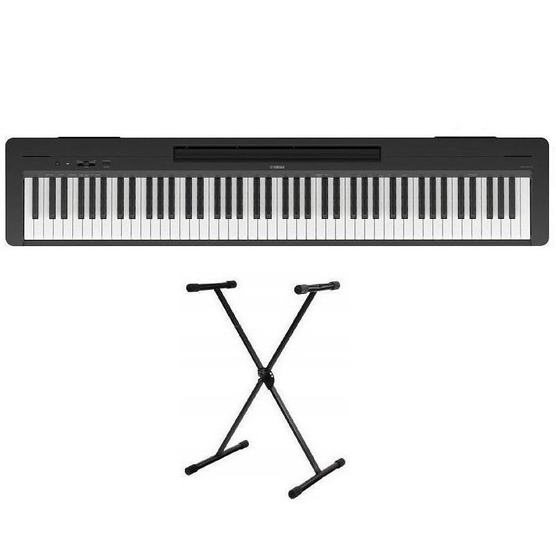 Yamaha P-145 Black + Supporto a X Pianoforte Digitale ULTIMO PEZZO!