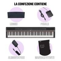 Yamaha P125 Black + Stand L125 B Pianoforte Digitale (con USB Host per Audio e Midi) ULTIMO PEZZI!!!_5
