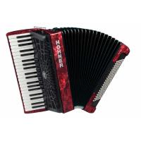 Hohner Bravo III 120 Rosso A16832 Silentkey Fisarmonica