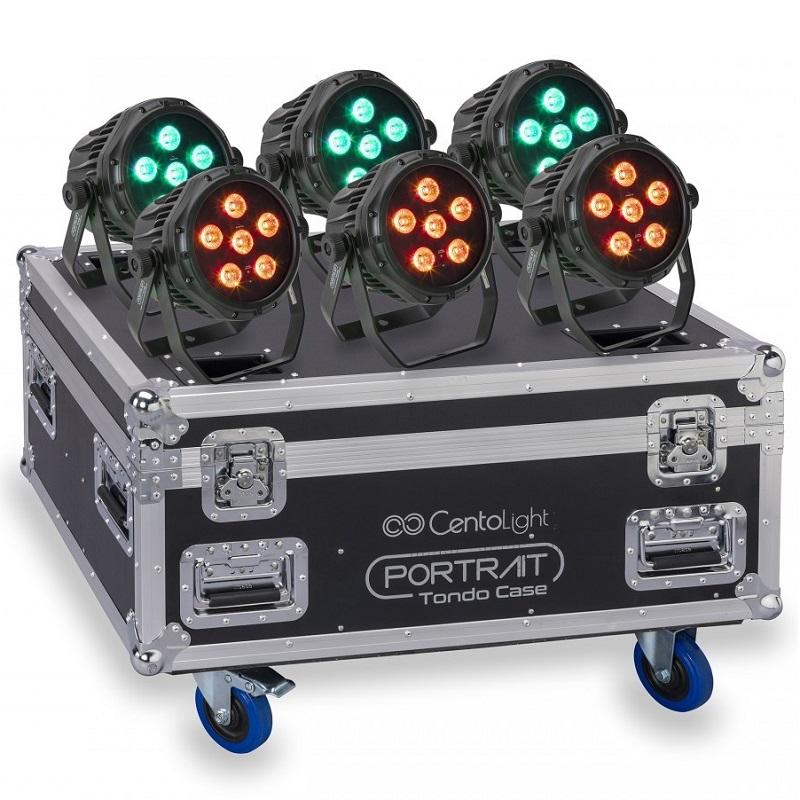 Centolight Portrait Tondo Set con Flight Case 