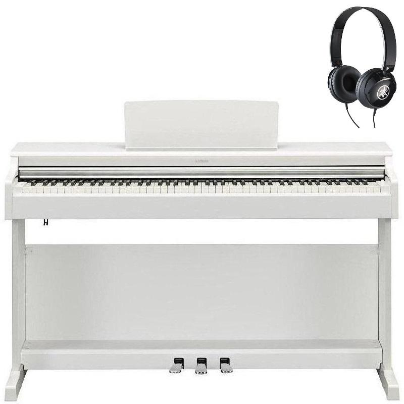 Yamaha YDP165 WH White Bianco Opaco Arius Pianoforte Digitale + Cuffie Yamaha in Omaggio